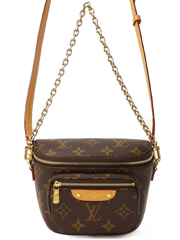 【LOUIS VUITTON】ルイヴィトン『モノグラム ミニ バムバッグ』M82335 レディース 2WAYバッグ 1週間保証【中古】