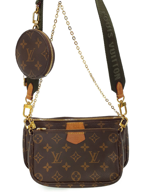 【LOUIS VUITTON】ルイヴィトン『モノグラム ミュルティ ポシェット アクセソワール』M44813 レディース ショルダーバッグ 1週間保証【中古】 102,485円