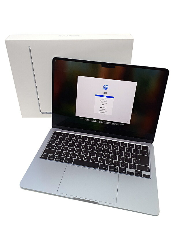 【Apple】アップル『MacBookAir / 13.6inch / M4 / 16GB / 256GB / スカイブルー』MC6T4J/A 2025年3月発売 ノートパソコン 1週間保証【中古】