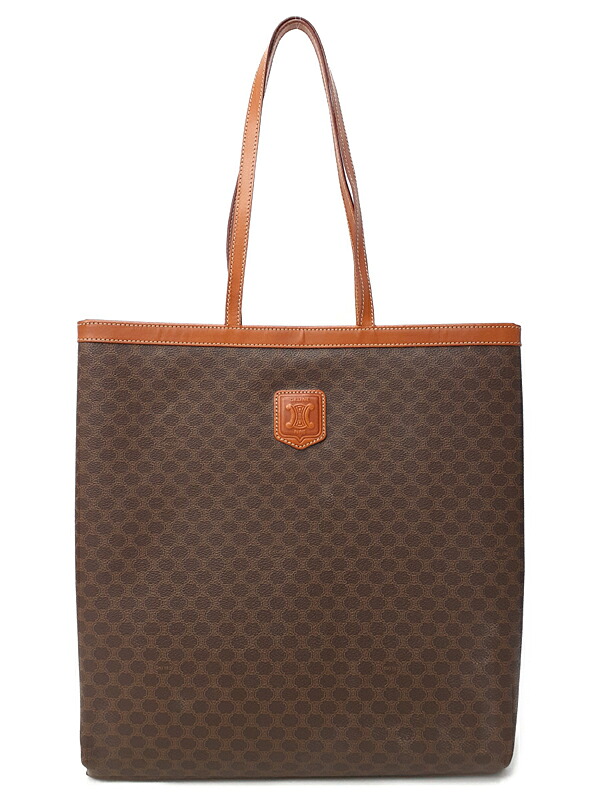 【CELINE】セリーヌ『マカダム柄 トートバッグ』レディース 1週間保証【中古】