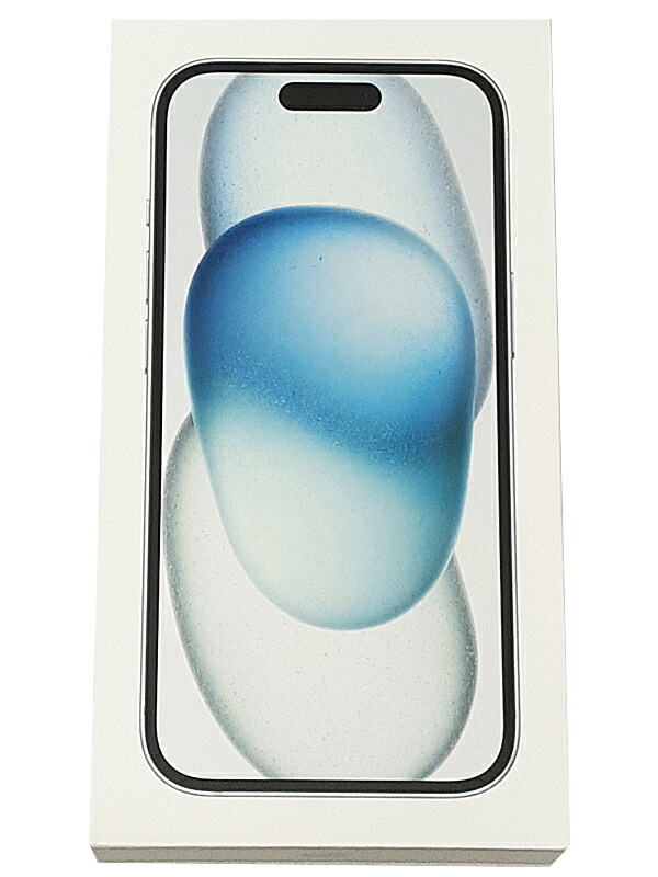 【Apple】【訳あり未使用品】アップル『iPhone 15 / 6.1inch / 128GB / SIMフリー / ブルー』MTML3J/A 2023年9月発売 スマートフォン 1週間保証【中古】