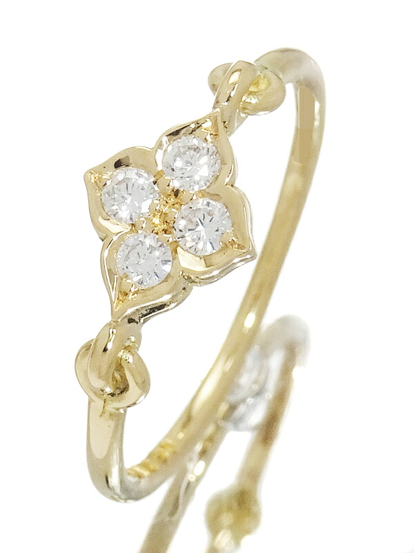 【Cartier】カルティエ『K18YG ヒンドゥ リング ダイヤモンド』10号 1週間保証【中古】