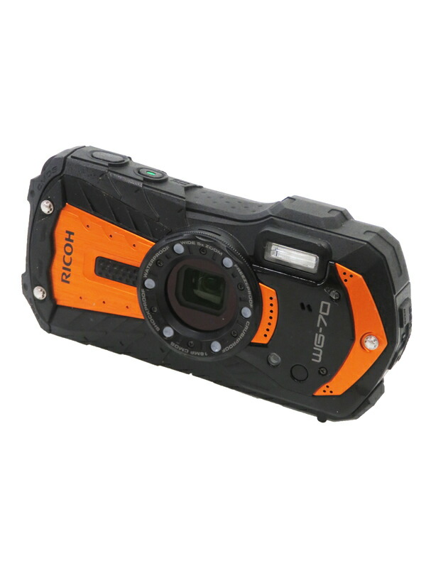 【RICOH】リコー『WG-70 / オレンジ』2020年3月発売 コンパクトデジタルカメラ 1週間保証【中古】