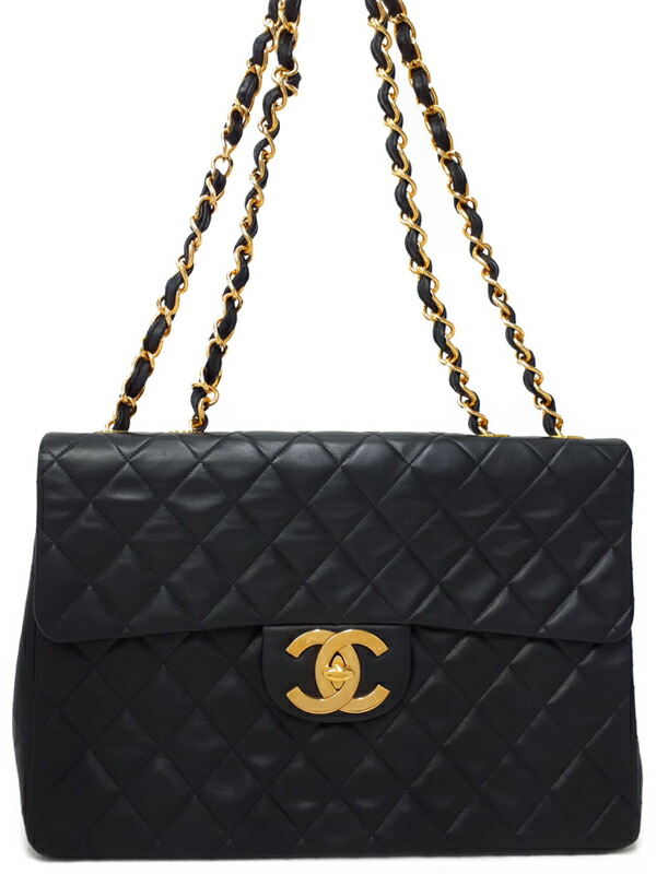 【CHANEL】シャネル『デカマトラッセ チェーンショルダーバッグ34』A01094 レディース 1週間保証【中古】