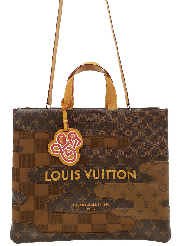 【LOUIS VUITTON】ルイヴィトン『モノグラム ランドスケープ ショッパー トートMM』M15274 メンズ 2WAYバッグ 1週間保証【中古】|高山質店