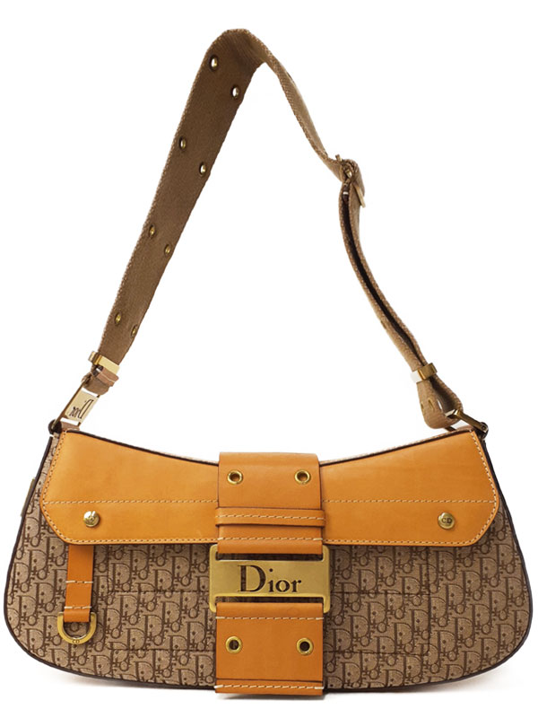 【Christian Dior】クリスチャンディオール『トロッター柄 ストリートシック セミショルダーバッグ』レディース 1週間保証【中古】｜高山質店