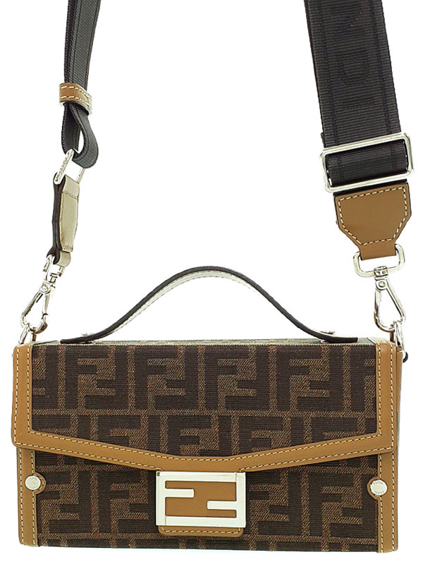 【FENDI】フェンディ『ズッカ柄 ソフトトランク バケット』7VA565 メンズ 2WAYバッグ 1週間保証【中古】｜高山質店