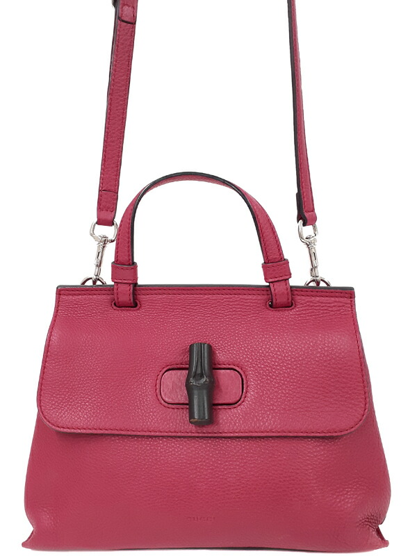 【GUCCI】グッチ『バンブー デイリー トップハンドルバッグ』370831 レディース 2WAYバッグ 1週間保証【中古】|高山質店