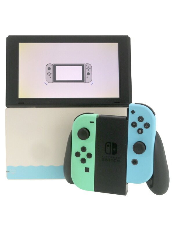 【Nintendo】【ソフトなし】任天堂『Nintendo Switch あつまれ どうぶつの森セット』HAD-S-KEAGC 2020年3月発売 ゲーム機本体 1週間保証【中古】｜高山質店