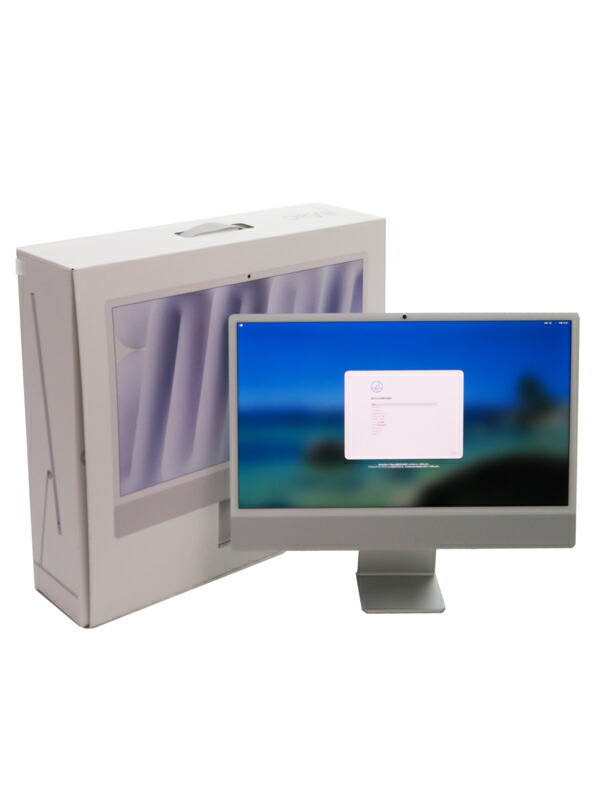 【Apple】アップル『iMac / 24inch / M4(10コアCPU/10コアGPU) / 24GB / 512GB / シルバー』MCR24J/A 2024年11月発売 デスクトップPC 1週間保証【中古】|高山質店