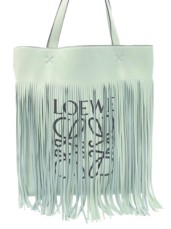 【LOEWE】ロエベ『ヴァーティカル トート フリンジバッグ』321.82ZR72 レディース トートバッグ 1週間保証【中古】｜高山質店