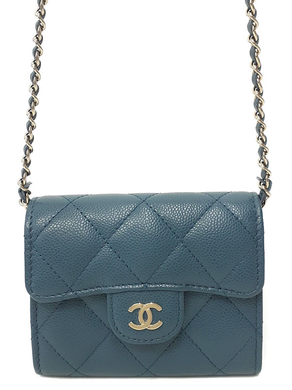 【CHANEL】シャネル『マトラッセ クラシック チェーンクラッチ』AP0238 レディース チェーンウォレット 1週間保証【中古】｜高山質店