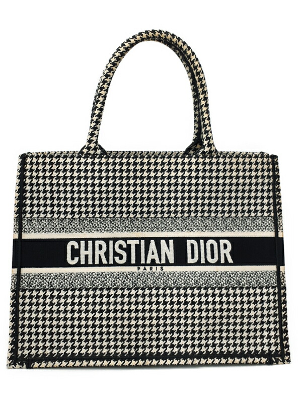 【Christian Dior】クリスチャンディオール『ブックトート ミディアム』レディース トートバッグ 1週間保証【中古】|高山質店