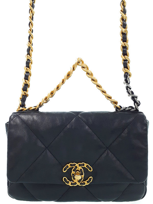 【CHANEL】シャネル『シャネル19 ハンドバッグ』AS1160 レディース チェーンショルダーバッグ 1週間保証【中古】｜高山質店