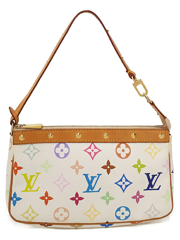 【LOUIS VUITTON】ルイヴィトン『モノグラム マルチカラー ポシェット アクセソワール』M92649 レディース アクセサリーポーチ 1週間保証【中古】|高山質店