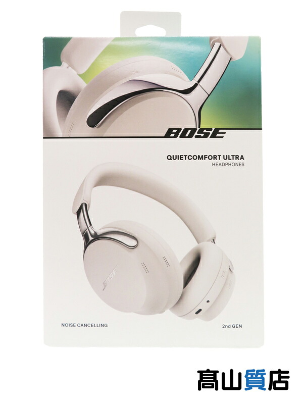 【BOSE】【未使用品】ボーズ『Bose QuietComfort Ultra Headphones / 2nd Gen / ホワイトスモーク』QC ULTRA HP 2nd WHT オーディオ 1週間保証【中古】｜高山質店