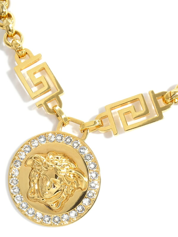 【VERSACE】ヴェルサーチェ『ラ メデューサ クリスタル ネックレス』1週間保証【中古】｜高山質店