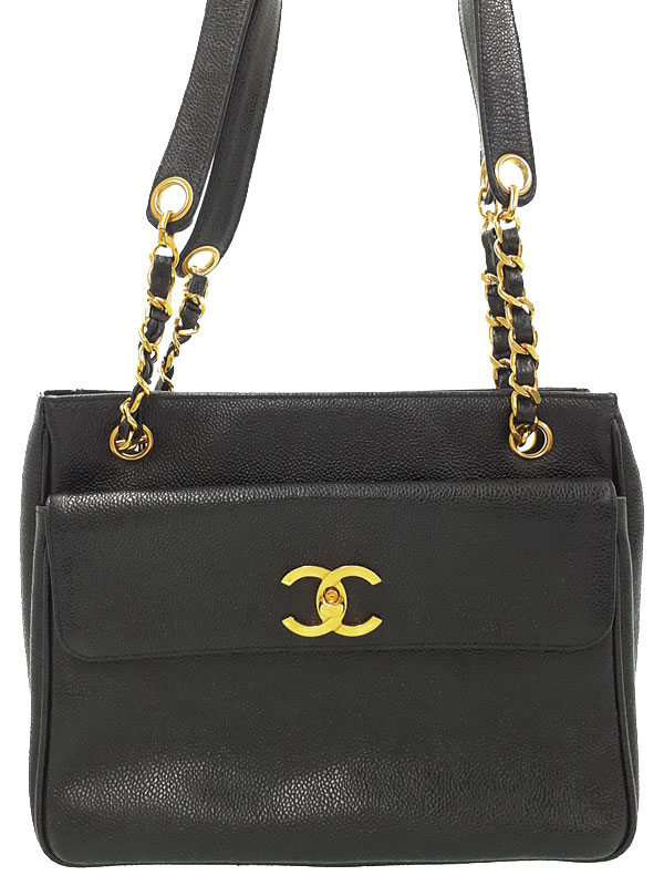 【CHANEL】シャネル『ココマーク チェーントートバッグ』レディース 1週間保証【中古】|高山質店