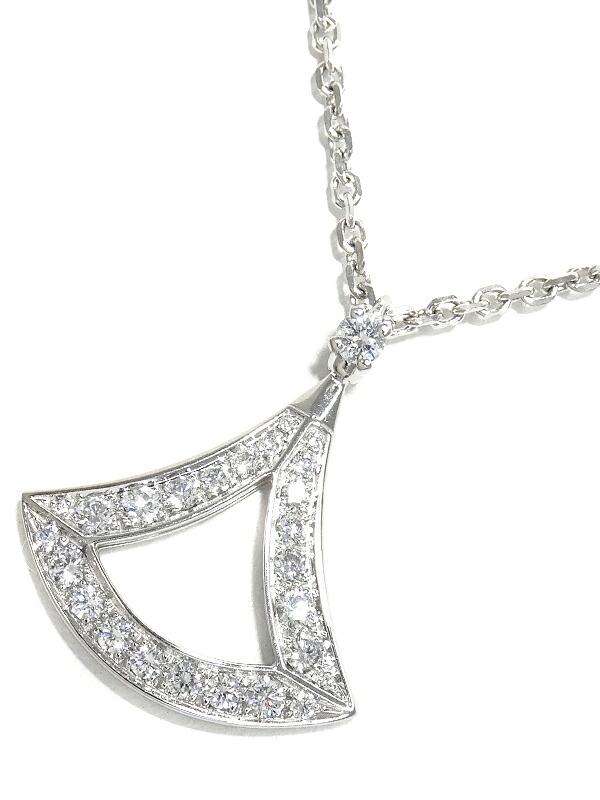【BVLGARI】ブルガリ『K18WG ディーヴァ ドリーム ネックレス ダイヤモンド』1週間保証【中古】|高山質店