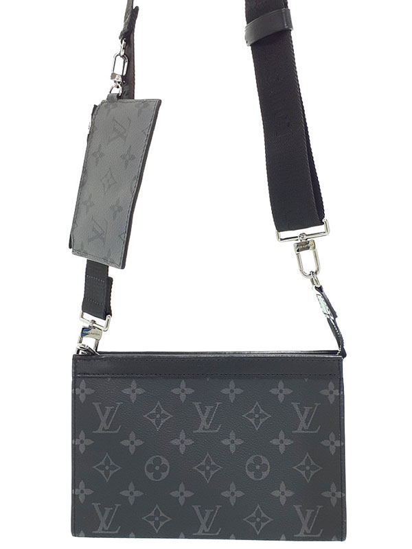 【LOUIS VUITTON】ルイヴィトン『モノグラム エクリプス ガストン ウエアラブル ウォレット』M81124 メンズ ショルダーバッグ 1週間保証【中古】｜高山質店