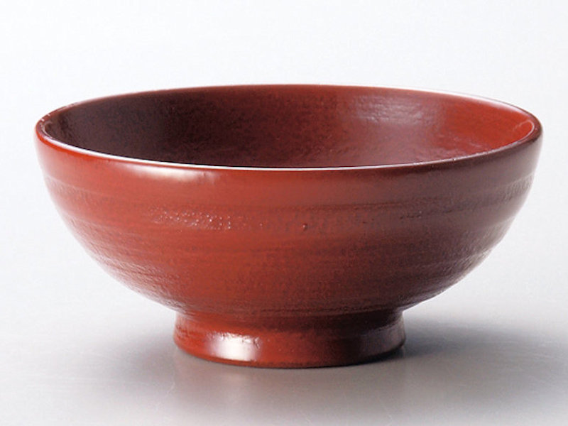 地の粉 木製 飯椀(大) 古代朱 1客：本漆塗り 漆器 和食器 ごはん お米 来客 おもてなし おしゃれ かわいい 誕生日 記念品 プレゼント ギフト 母の日 雑貨 日本製 国産