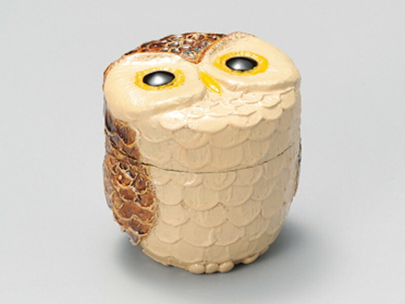 定番 かわいい おしゃれ 和菓子 抹茶 初釜 お稽古 茶箱 裏千家 表千家 茶道具 茶道 1個 木製漆塗り ふくろう棗 茶道入門 ギフト プレゼント 記念品 茶道初心者 キッチン用品 食器 調理器具 コーヒー お茶用品 10