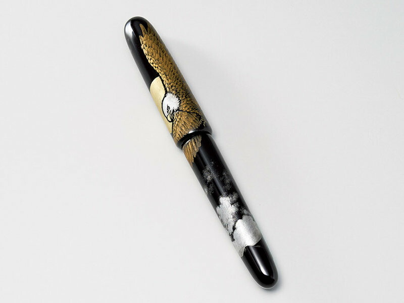 NAMIKI ナミキ CHINKIN 沈金 猫 万年筆