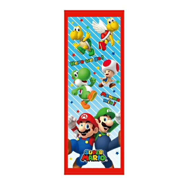 楽天市場】ジュニアバスタオル スーパーマリオ フレッシュメンバーズ
