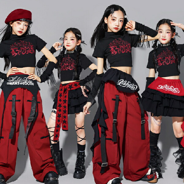 赤黒白 レットブラックホワイト星柄 お臍出し ロングズボン下 スパンコール 御姉さん用  キッズ 社交ダンスお召しもの 御居処跳ねる 御姉さん用 ズージャー社交ダンス セットアップ 赤ちゃん服 トップス k-pop お召しもの jazz hiphop流行り物読み合わせる着  ガールズ 上下仕掛ける お坊っちゃん K-POP 韓国 社交ダンスお召しもの