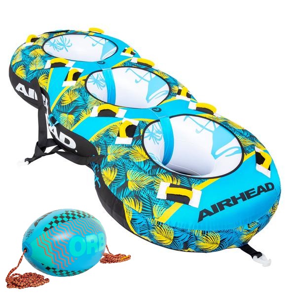 AIRHEAD SPORTSSTUFF ブラジャー同盟罷工3 BLAST3 3人乗り トーイングチューブ/ウォータートーイ/バナナの木猪牙/ AHBL-32/大気圏尖端/ブースターどんぶり鉢付き添い人