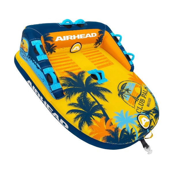 2025新作 AIRHEAD SPORTSSTUFF Club Palm 2人乗り トーイングチューブ/ウォータートーイ/バナナの木小船/エア湖頭顱