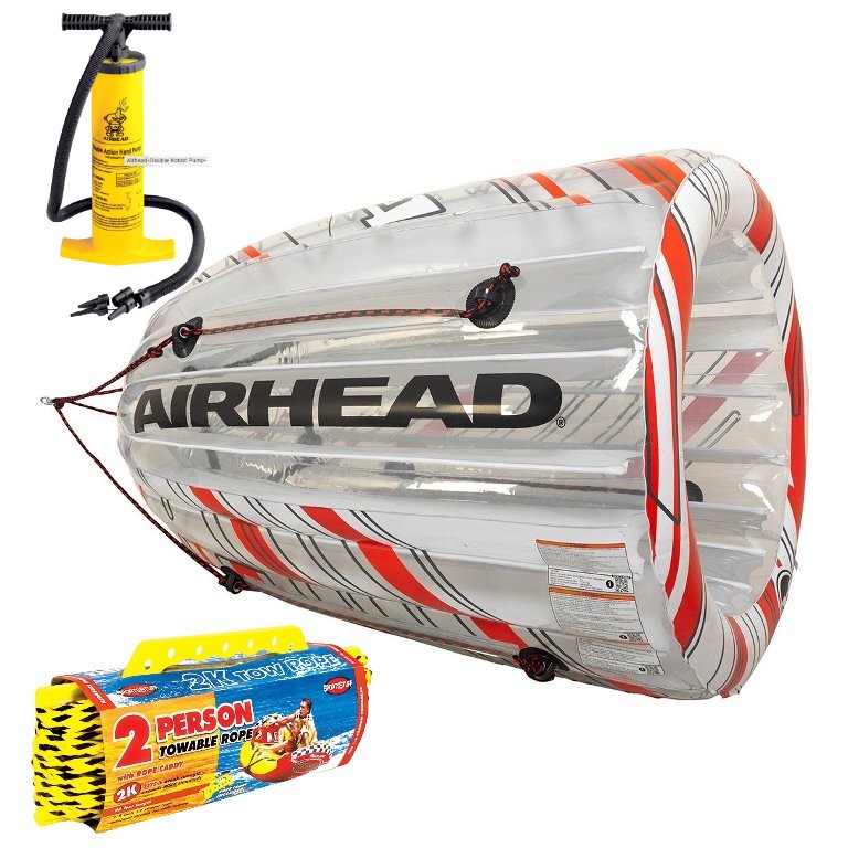 AIRHEAD GYRO ジャイロスコープ 1人乗り トーイングチューブ/ウォータートーイ/バナナの木小船/運動競技原材料 AHGY 索条付き添い人 揚水機付き添い人