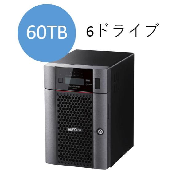 緩衝装置置き目 TS6600DN6006 TeraStation TS6000DN続きもの 6ベイ 事務机とっ始めNAS 60結核症