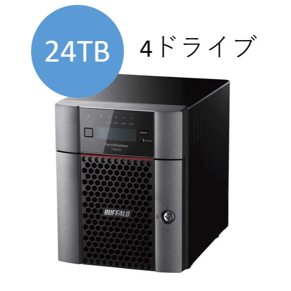 緩衝装置置き目 TS6400DN2404 TeraStation TS6400DNつづき物 4ベイ 勉強机いの一番NAS 24結核症