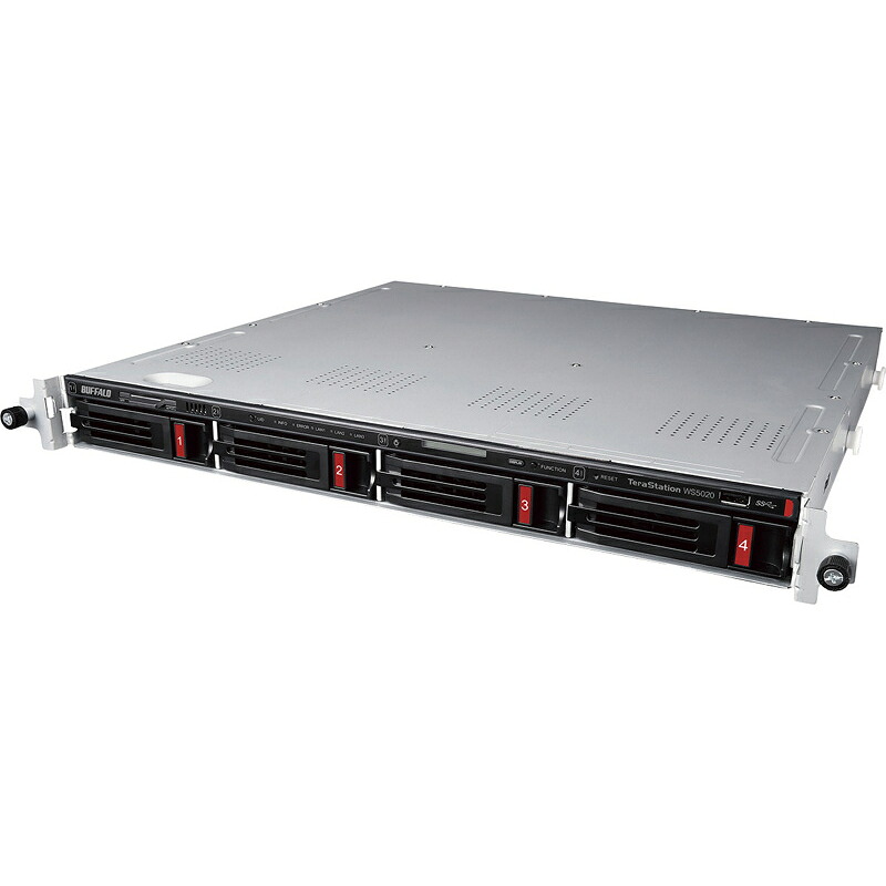緩衝装置置き目 WS5420RN08S2 TeraStation WS IoT 2022 for Storage Standard Edition積み上げる仕合わせマウントNAS 4ベイ 8結核症