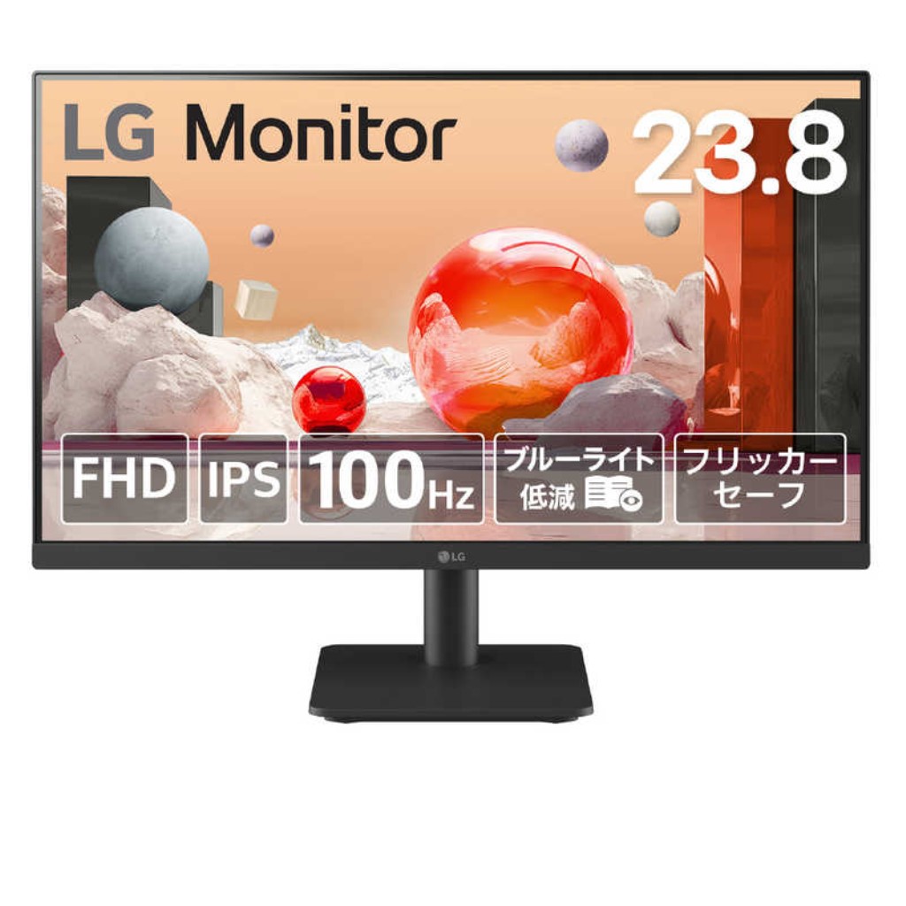 【法人限定】LG Electronics Japan 24MS500-B 23.8型 フルHD(1920×1080) IPS ブラック 100Hz対応|Take1 店