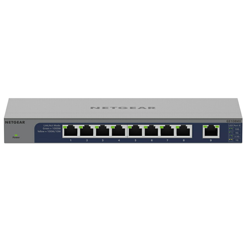 ルーター・ネットワーク機器 NETGEAR GS110EMX 定価が5万円を切る10ギガビット・イーサネット対応の
