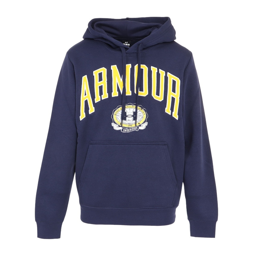 アンダーアーマー ＵＡ　ＣＯＬＬＥＧＩＡＴＥ　Ｆ　ＬＥＥＣＥ　ＨＤ トレーニングウエア スウェットパーカー 1381332-410　冬　クリアランス