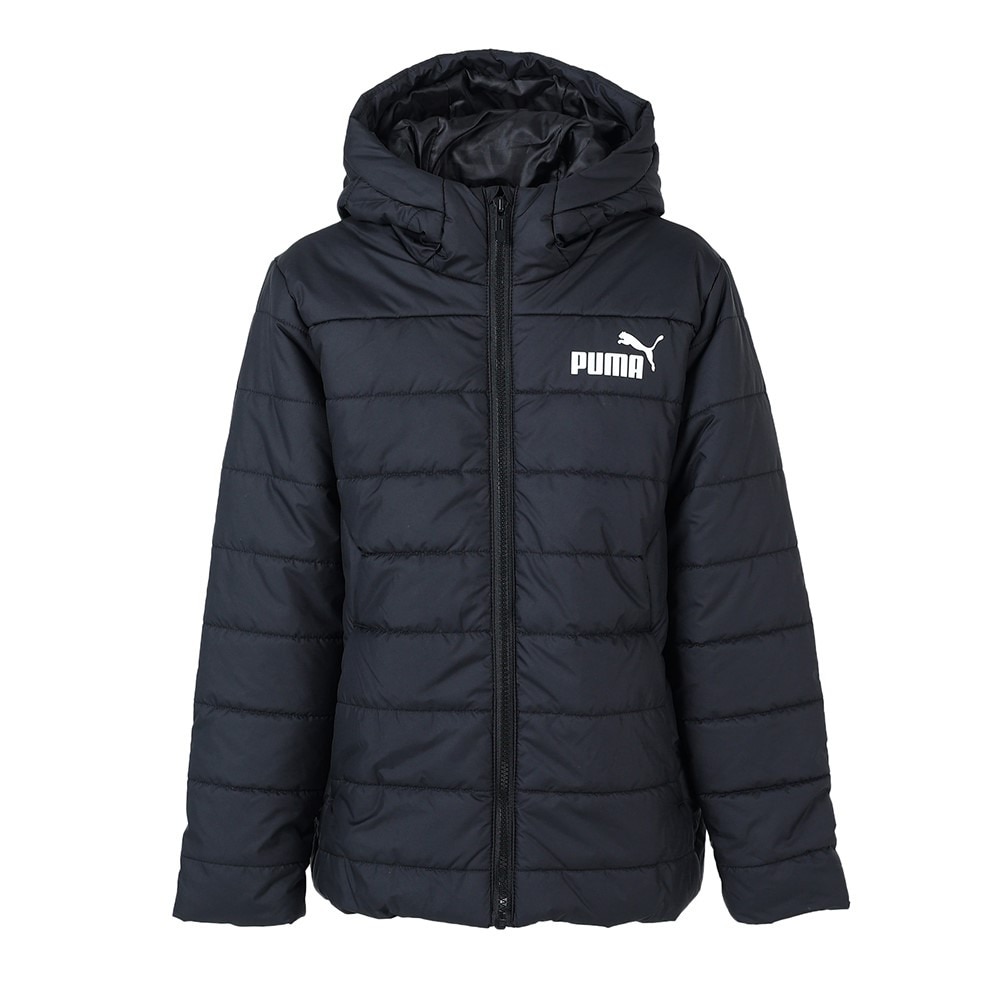 極美品　PUMA　プーマ　ナイロンジャケット　ダウンジャケット　ブラック　グレー PUMA ダウンジャケット ダウン プーマ メンズ モノ パデッド
