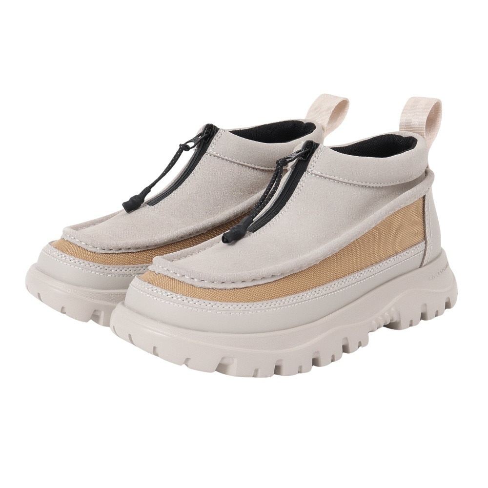 SHAKA ＺＩＰ　ＭＯＣＣＡＳＩＮ　ＢＯ　ＯＴＩＥ　ＥＸ シューズ カジュアルシューズ レディース SK-290GREIGE00S