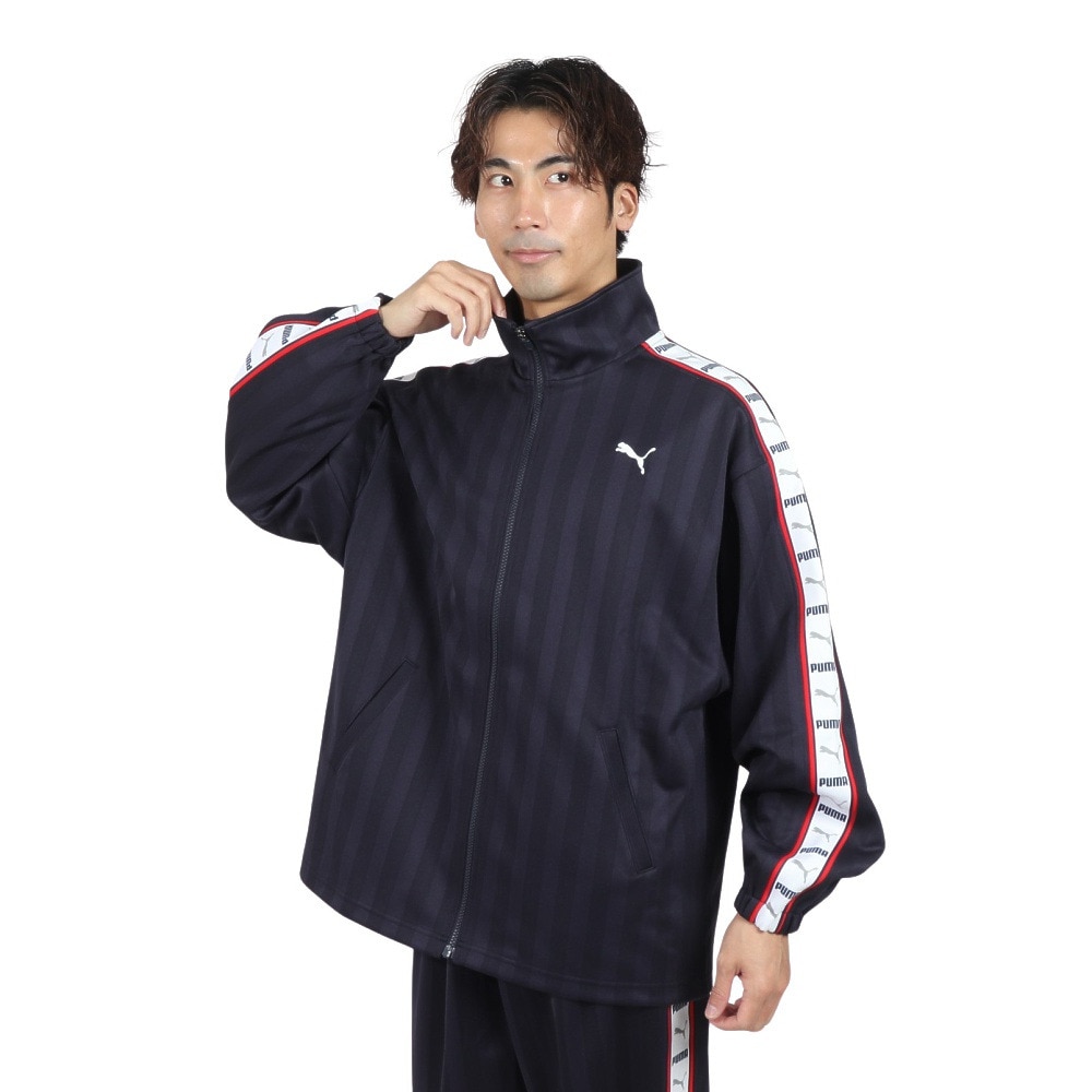 プーマ ＴＡＰＥＤ　ＴＲＡＩＮＩＮＧ　　ＫＮＩＴ　ＪＡＣＫＥＴ トレーニングウエア ウォームアップシャツ 52775406