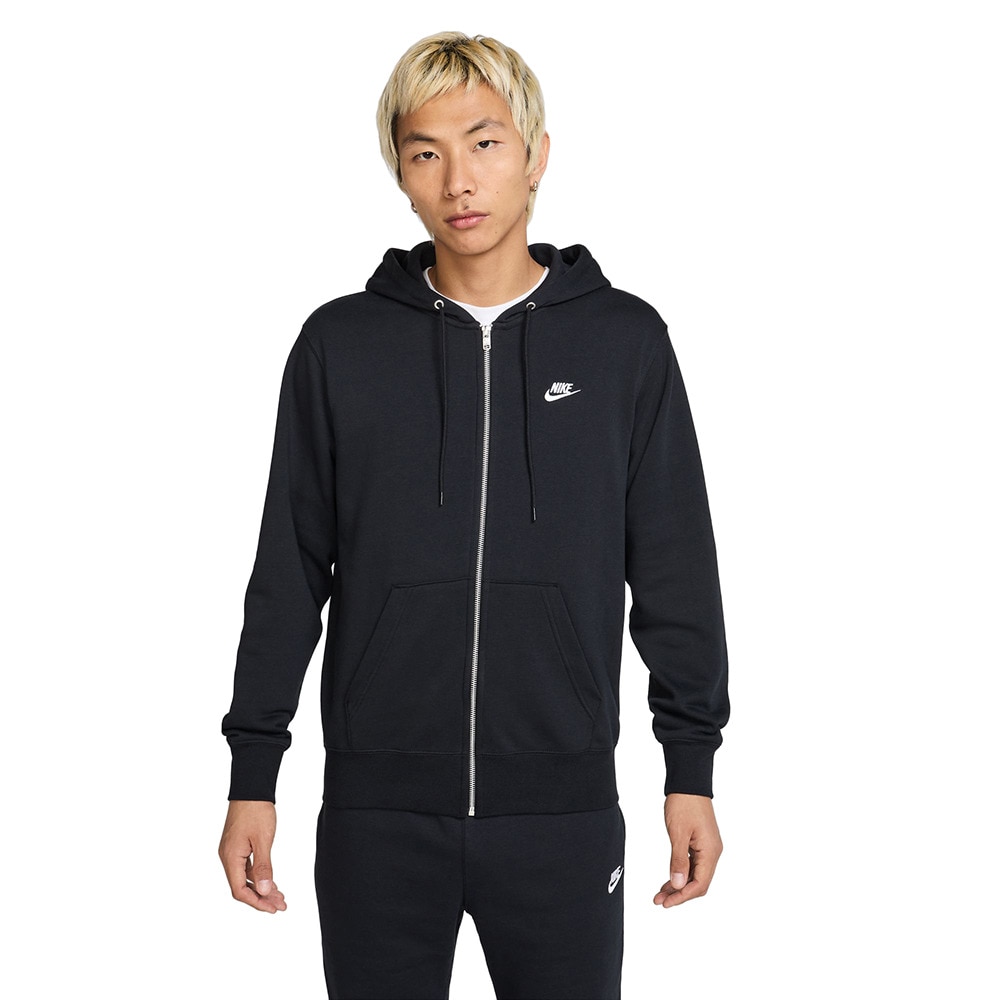 ナイキ(nike)　クラブ　ＦＴ　Ｌ／Ｓ　　フルジップ　フーディ トレーニングウエア スウェットパーカー FN3885-010