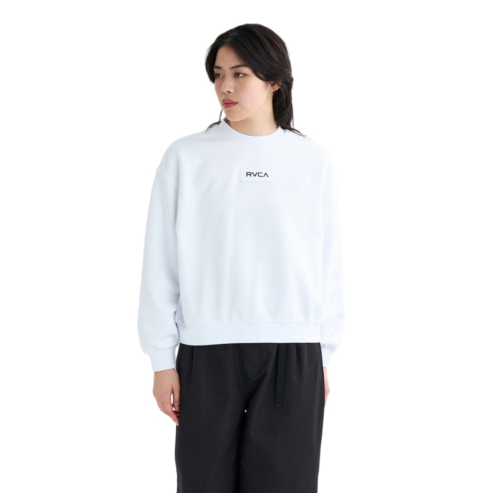 ＲＶＣＡ ＭＡＴＣＨ　ＣＲＥＷ スポーツカジュアル レディスカットソー BF044004ーWHT