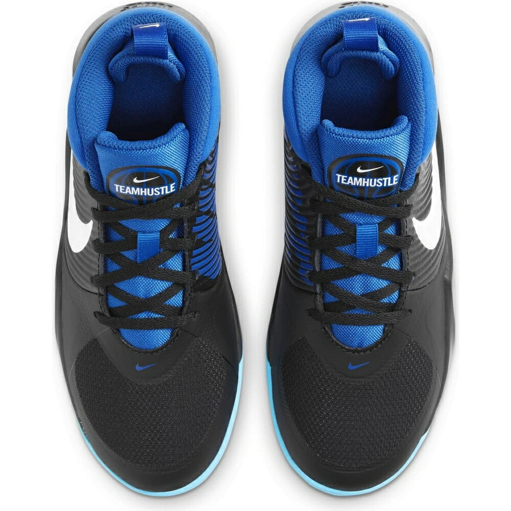 d(ナイキ)ナイキチームハッスルD9GSバスケットボールJRバスケットSHAQ4224-012BK/BL
