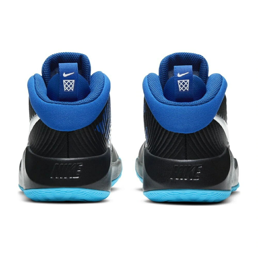 d(ナイキ)ナイキチームハッスルD9GSバスケットボールJRバスケットSHAQ4224-012BK/BL
