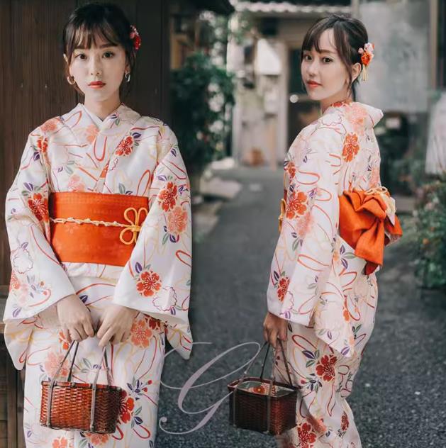 女性大人浴衣ドレス和柄着物ゆかたドレス和風ユリロングゴッドガール着物夏まつり浴衣ドレス和服着物帯2点セットお祭りリボン 夏祭り夕涼み会 花火大会 七夕 盆踊り帯付き花魁シリーズ和柄サテン着物ロングドレス花魁イベント仕事着衣装着衣和柄コスプレレディーススカート