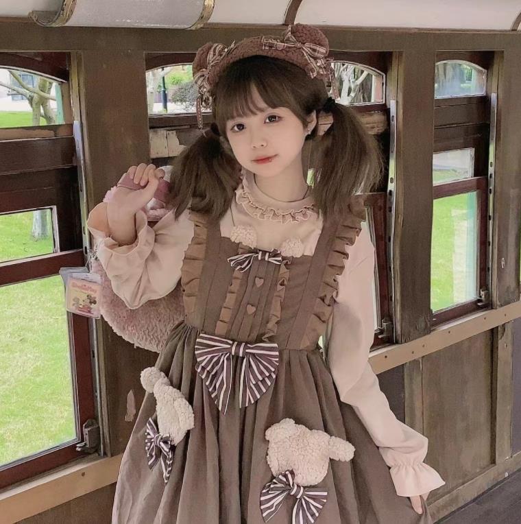 22サスペンダースカートjsk仙气花嫁春夏ワンカラーゴスロリワンピース ロリィタ Op Lolita ロリータ コスプレ ウェディングドレス日常服ゴスロリワンピース人形師レディースフリルレース ワインカート 可愛いお嬢様姫系少女ワンピ ホワイトワンピゴージャスドレス夜明け