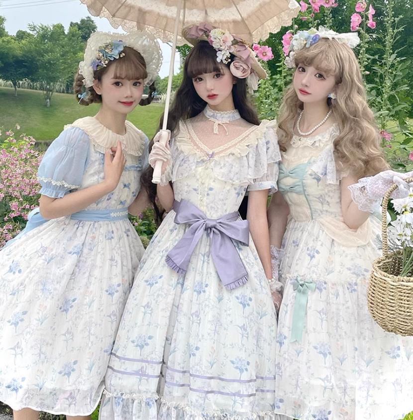 楽天市場】新品 ロリィタ 半袖OP Lolita ロリータ コスプレ 日常服 