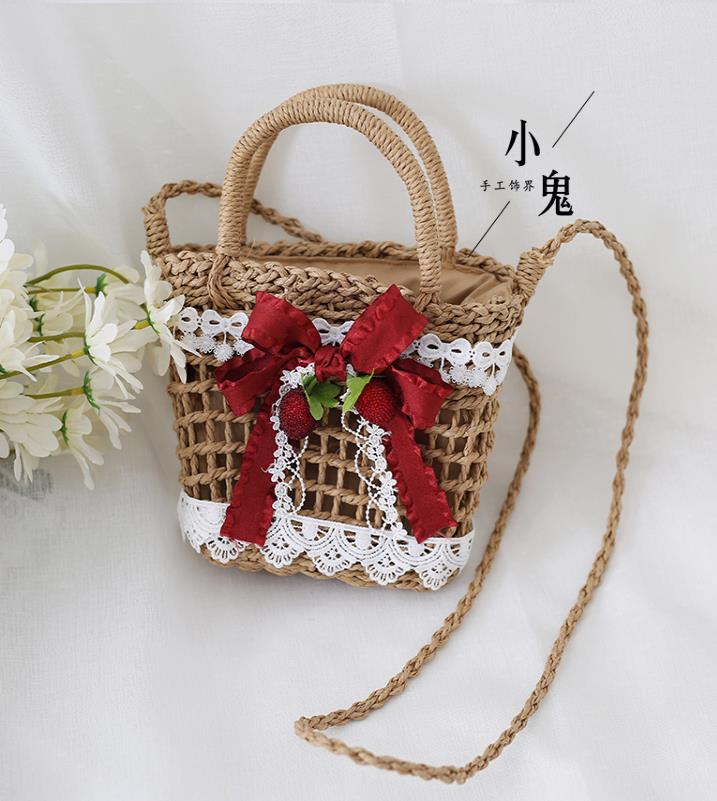 BABY　甘ロリ　JSK 　カチュ　籠バッグ3点セット BABY甘ロリJSK カチュ籠バッグ3点セット