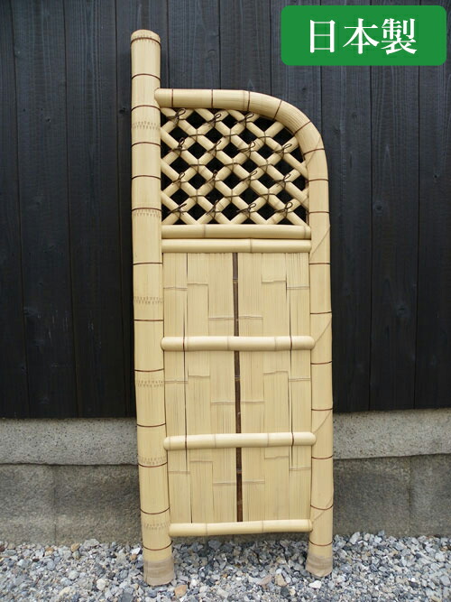 片袖垣 幅60cm×高さ170cm 国産 日本製 竹製 竹 玄関 エクステリア 竹垣 玉垣柵 和風 35,750円